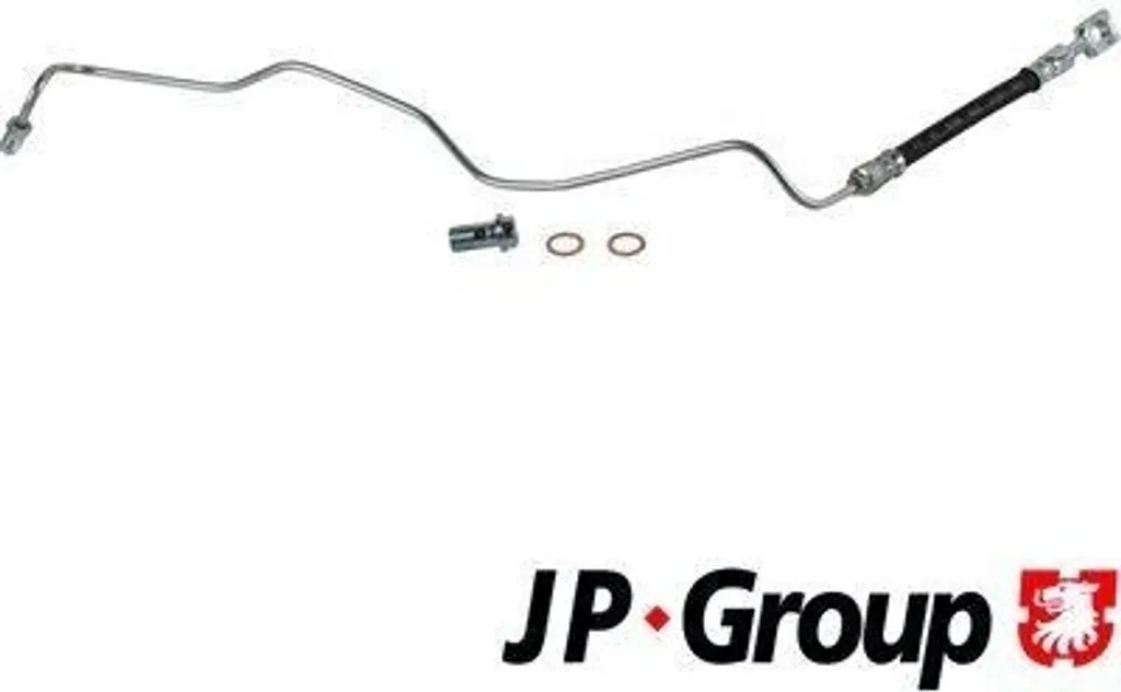 Bremsschlauch JP GROUP 1161704380 Flexible de frein haute résistance VAG