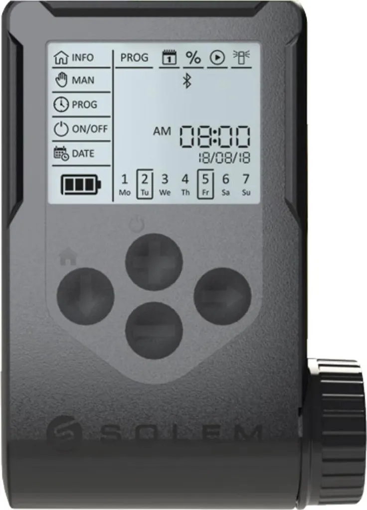 Contrôlez l'arrosage de 4 zones par smartphone avec le Solem WOOBEE-4