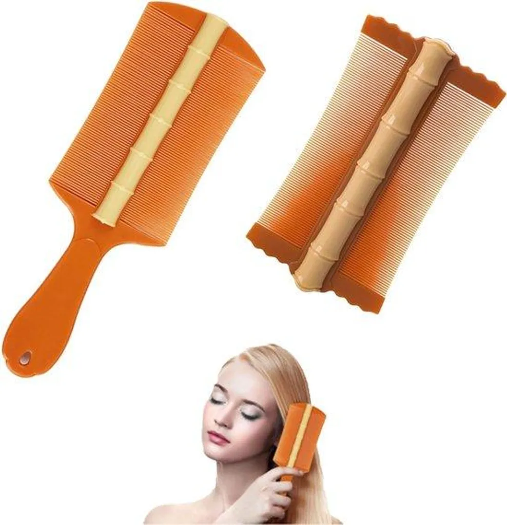 Solution anti-pellicules et poux : 2 Peignes robustes à dents serrées