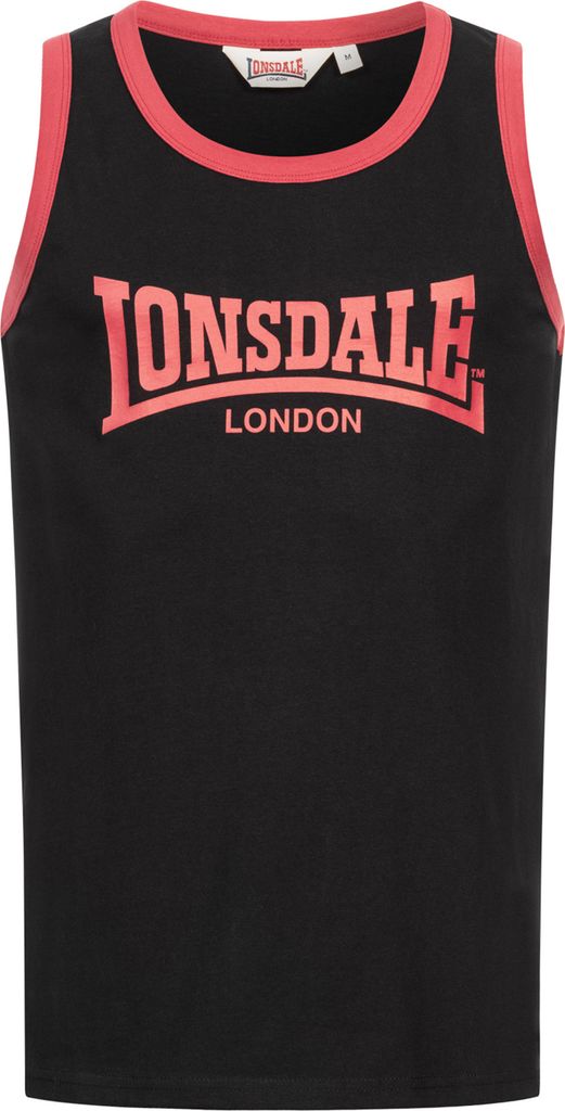 Lonsdale Knockan ärmelloses T-shirt Schwarz 3XL Mann Produktbild 