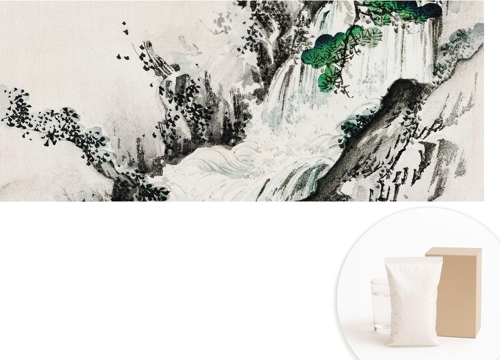 Fototapete - Wandbilder für Wohnzimmer - 208x146 cm - Dekorative Wandfolie - Modernes Design für Wanddekoration - Tapeten für Innenräume - Wass...