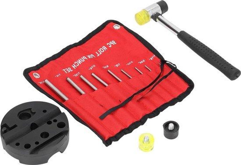 14-teiliges Roll Pin Punch Set aus Metall für Auto-Reparaturen und Handwerk
