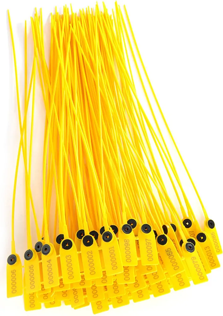 Sceau de sécurité plastique 39,9cm pour camion et remorque - Lot de 100