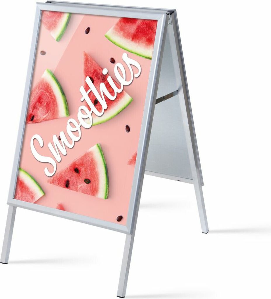 Showdown Kundenstopper - DIN A1 - Komplett-Set - Smoothies - Pink/Schwarz