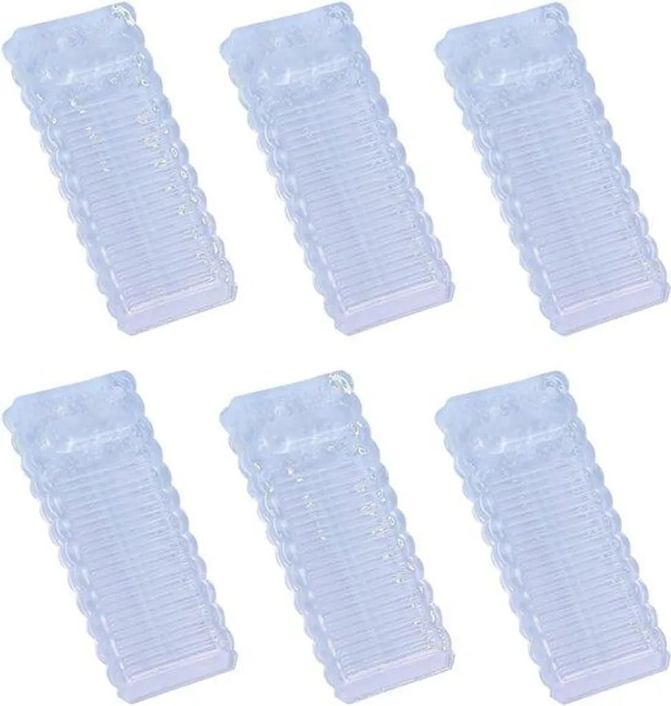 Butoirs de porte antidérapants en plastique lot de 6 coins invisibles
