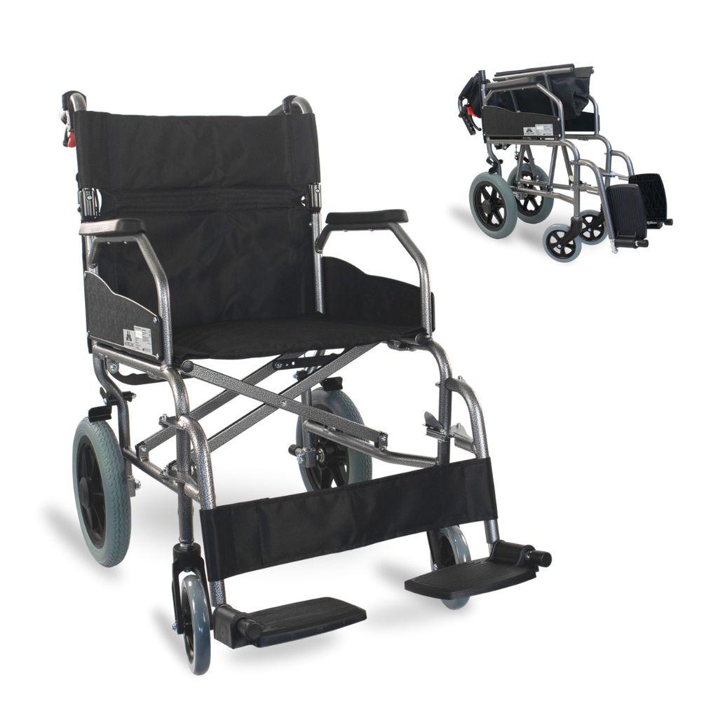 Mobiclinic® opvouwbare transportrolstoel, ultralicht, model Productafbeelding 