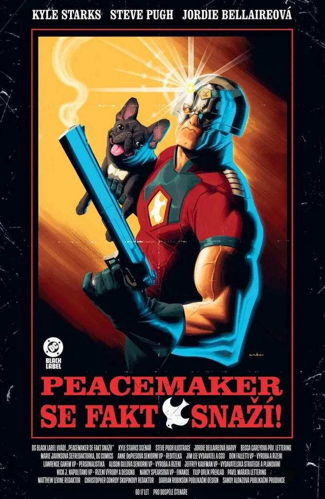 Livre CREW Peacemaker Black Label avec Illustrations Haute Définition