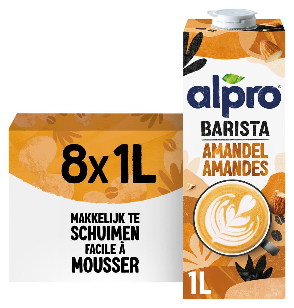 ALPRO Barista Mandlový nápoj 1 l – 8 x 1 l Obrázek produktu 