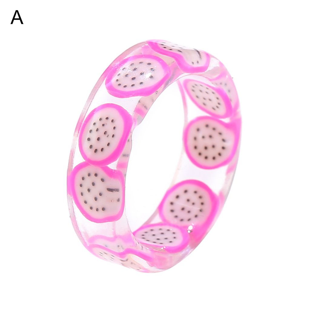 Damen-Ring, Obst, rund, Schmuck, schönes modisches Aussehen, Fingerring für den täglichen Gebrauch-A