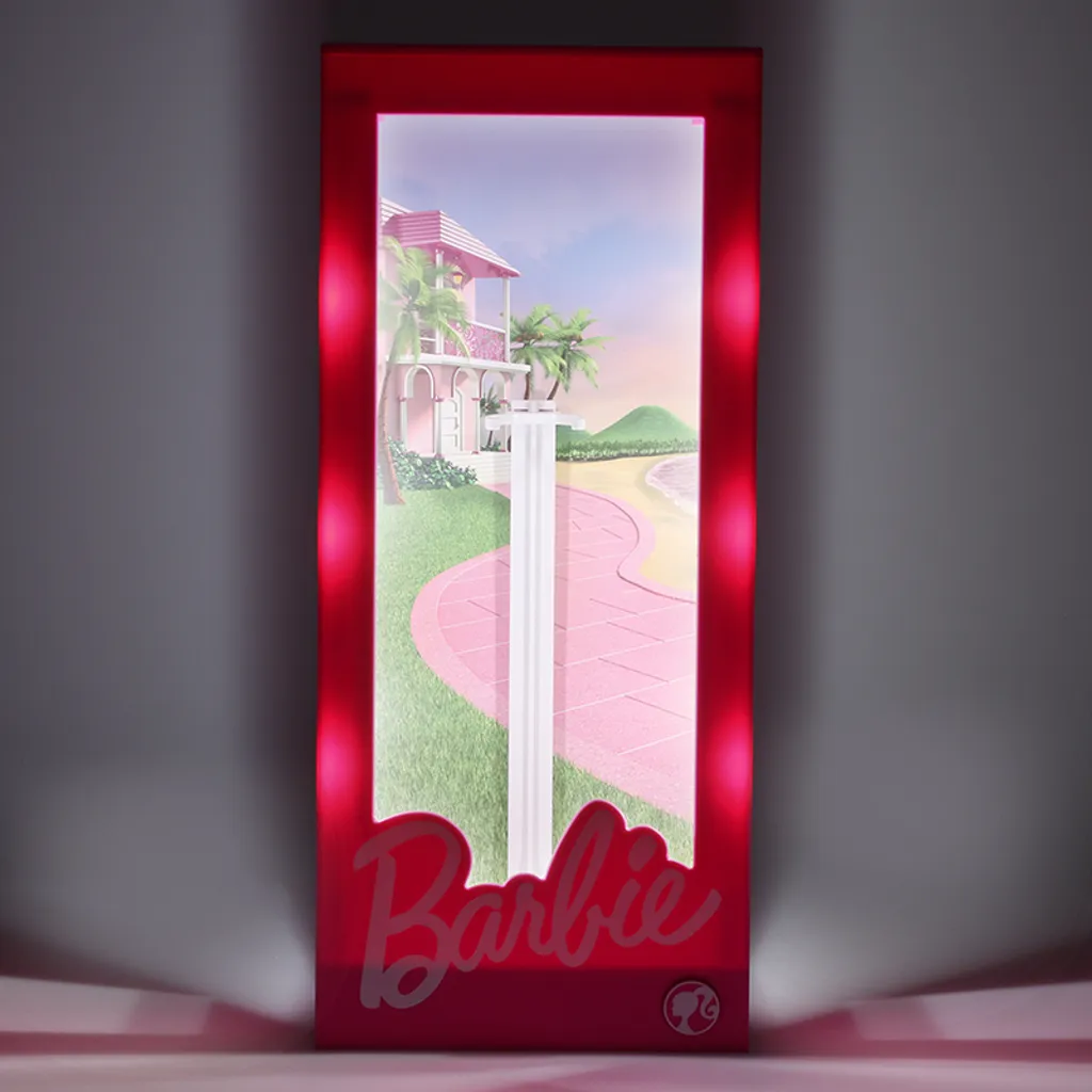 Présentoir Barbie avec éclairage LED - Vitrine d'exposition rigide - 16