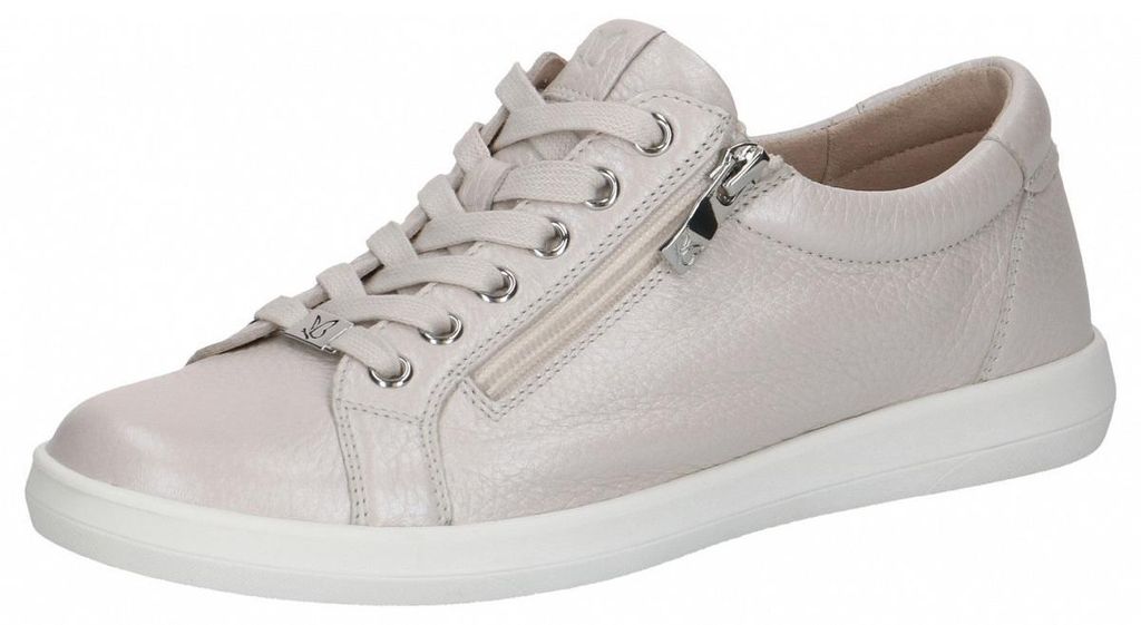 Caprice Weite H sportlicher Schnürer Beige