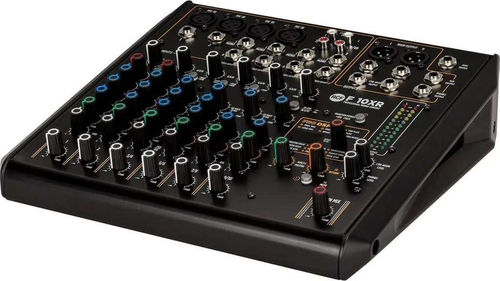 Console de mixage analogique 10 canaux RCF F 10XR pour studio et live