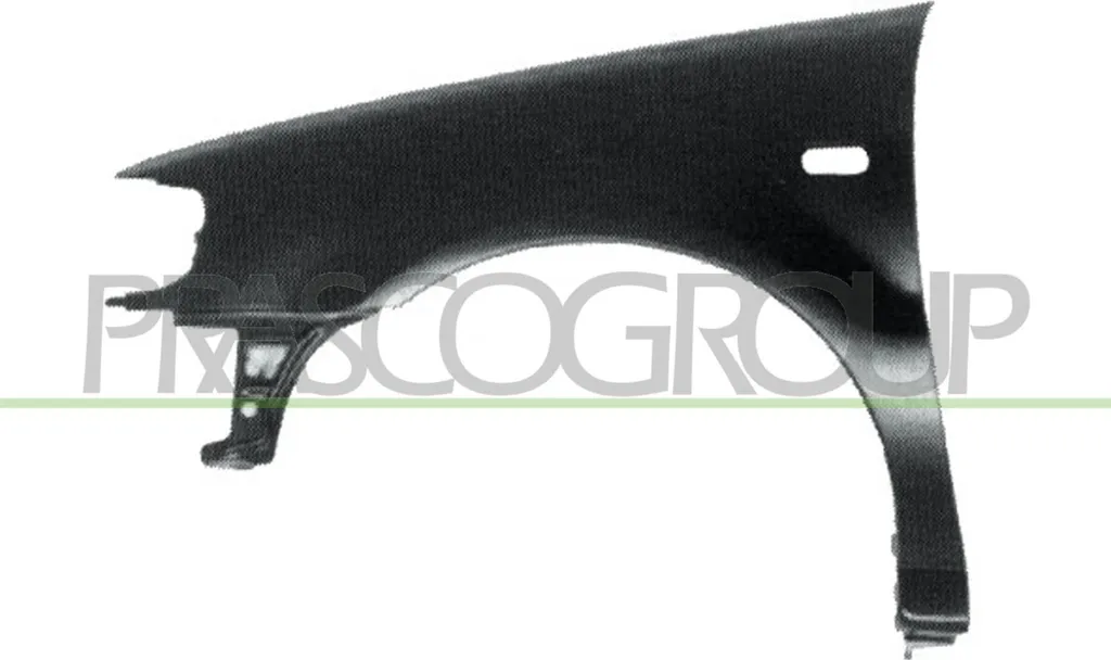 Aile Gauche VW Polo 6N avec Protection Anticorrosion - PRASCO VG0163004