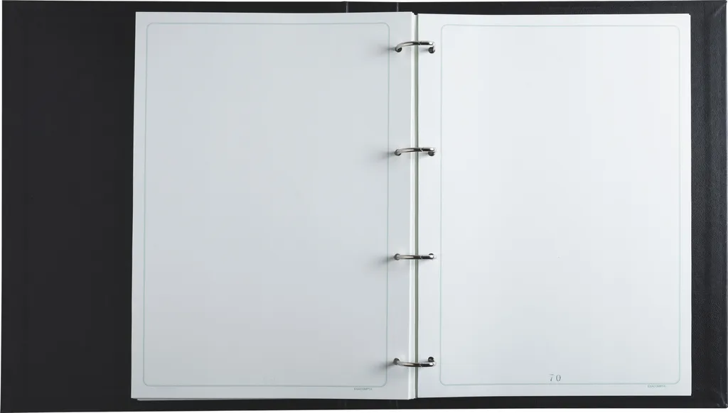 Registre pour Conseil d'Administration Noir Exacompta 550E 32x26cm 4 Ann.