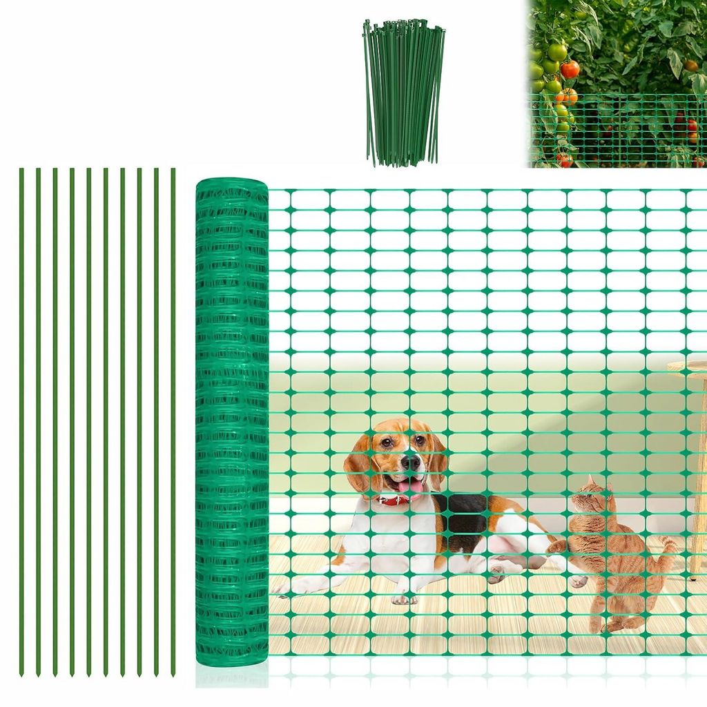 QEENTOE Afsluiting, 1x80m, bouwhek, omheining, omheining Productafbeelding 