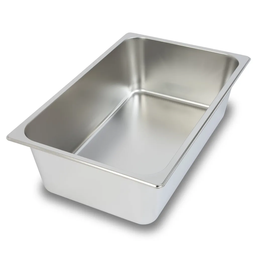 VERTES GN contenitore 1/1 Gastro Norm Gastronorm (acciaio inox, profondità 150 mm, igienico, antiruggine, antigraffio, resistente alle temperature da -40° a +300°C)
