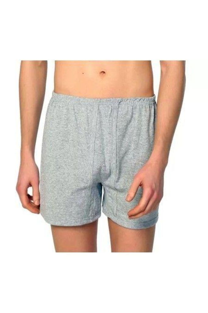 2 Pack Herren Boxershorts breite Lange Grau XL-7 Slips Produktbild 