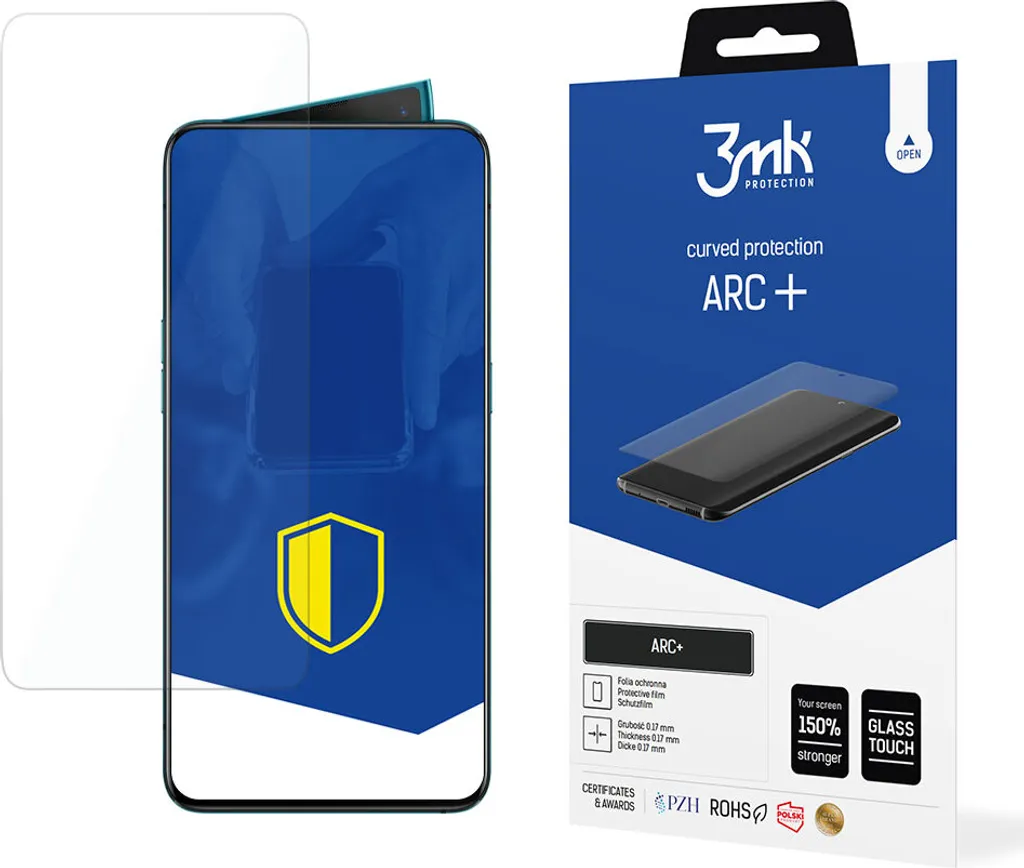 Oppo Reno 10X Zoom 3Mk Arc+ Pellicola Protettiva Completa Bordo