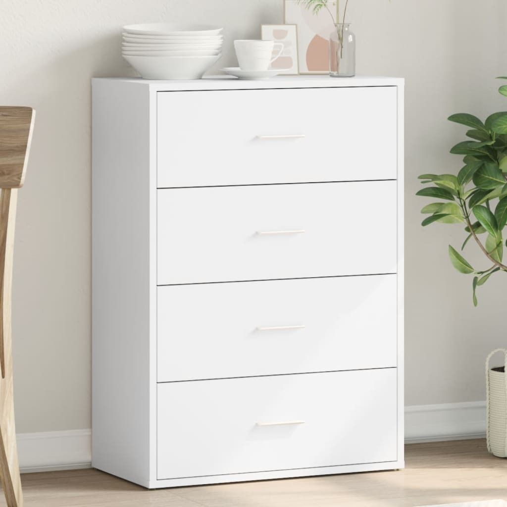 Maison Exclusive - Sideboard Weiß 60x31x84 cm Holzwerkstoff