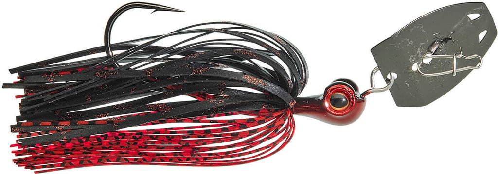 Gunki Boomer Blade Jig Chatter bait 21g Black & Red