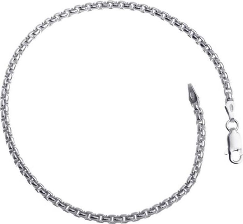 SILBERKETTEN STORE Veneziakette Armband rund 2,7mm - 925 Silber - 23cm