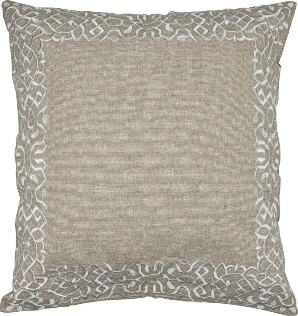 Marrakesch Kissenbezug Kissen 40x40 cm groß | Sofakissen Kuschelkissen aus Baumwolle bestickt als aesthetic Wohnzimmer Deko auf dem Sessel & Sofa ...