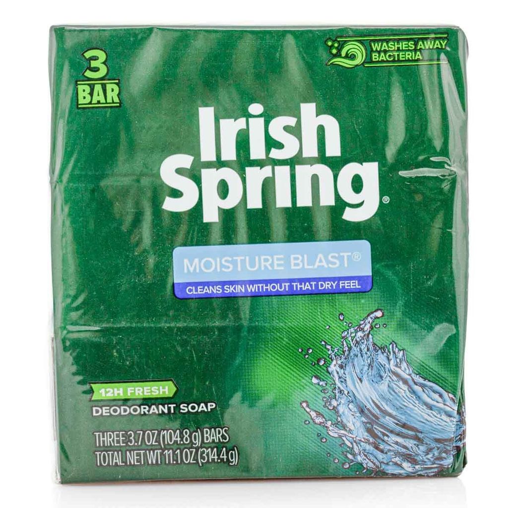 Irish Spring | Deoseife Moisture Blast - 3 X 104,8 G - Produktbild 