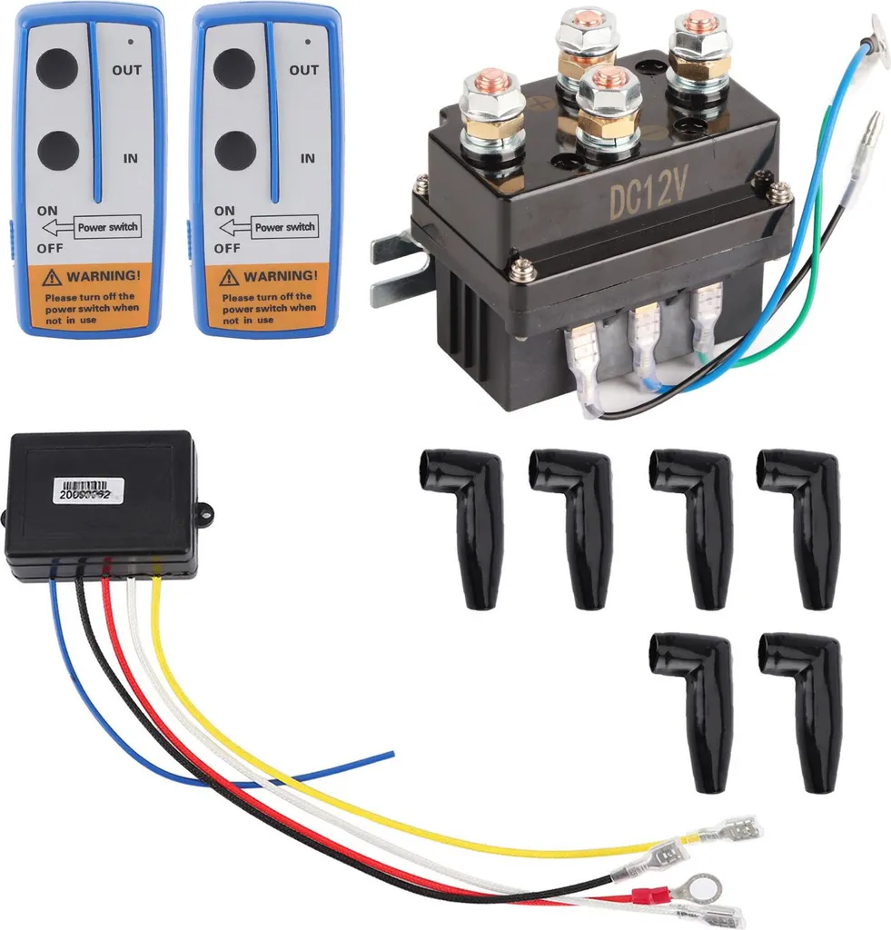 Solénoïde de Treuil 12V 400A Idéal pour Récupération 4X4 et Quad Agricole