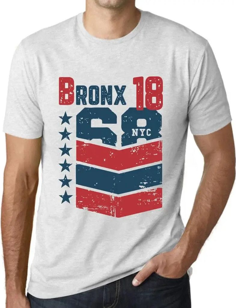 Herren Grafik T-Shirt Bronx 18 Geschenk 18. Geburtstag Jahrestag 18 Jahre Jubiläum 18 Jährige Mann Jahrgang 2006 Kurzarm Lustige Druck