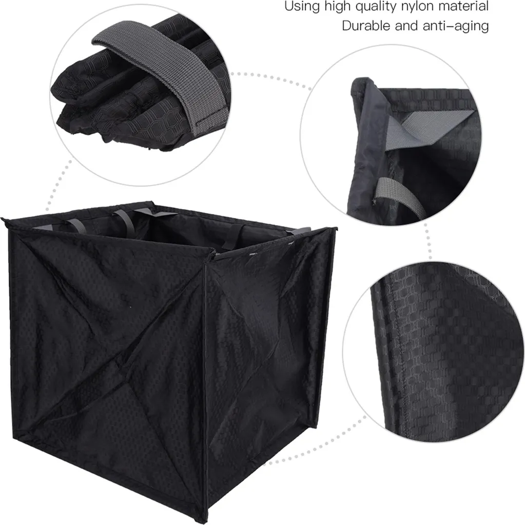 Panier d'escalade portable en nylon avec système de pliage compact