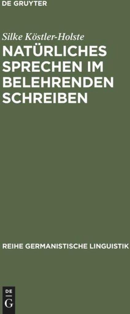Natürliches Sprechen im belehrenden Schreiben