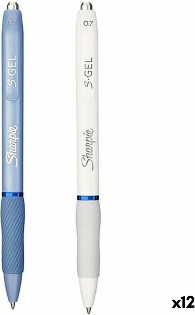 Sharpie Gelschreiber S-Gel 0,7mm Blau    12 Stück Fashion Immagine del prodotto 