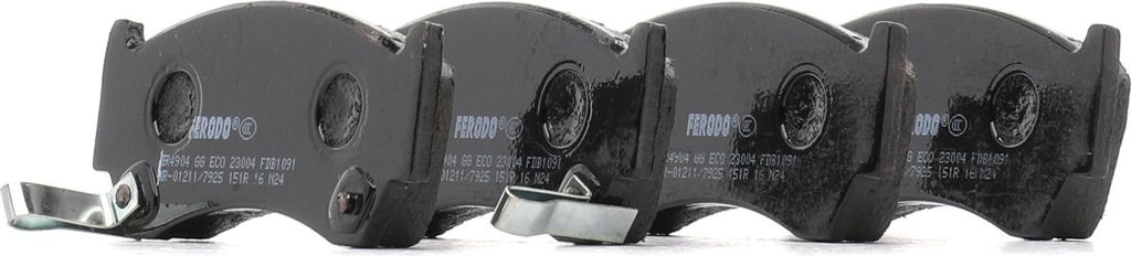 FERODO Bremsbeläge Satz für NISSAN ALMERA I Hatchback (N15) für MAZDA 626 III Coupe (GD) FDB1091