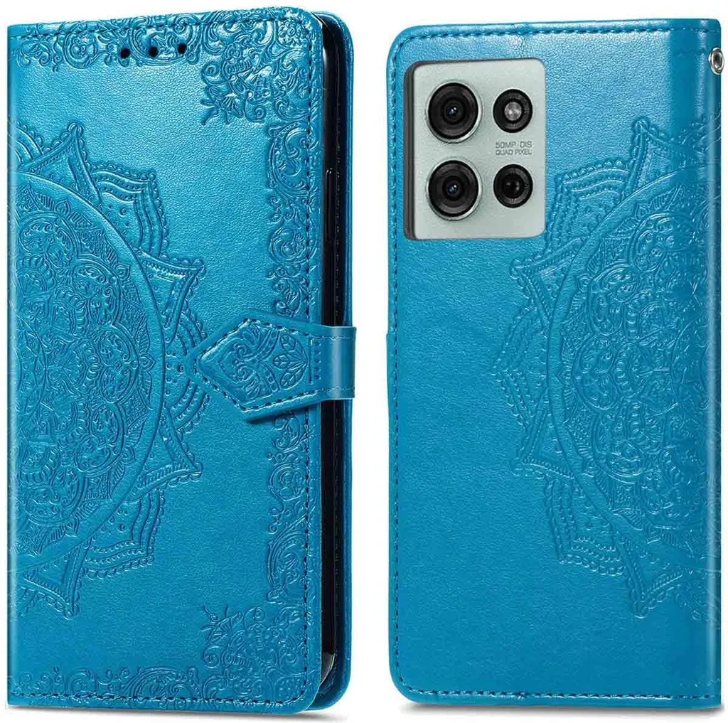 Regalo Originale Motorola Moto G75 5G | Custodia Mandala Turchese