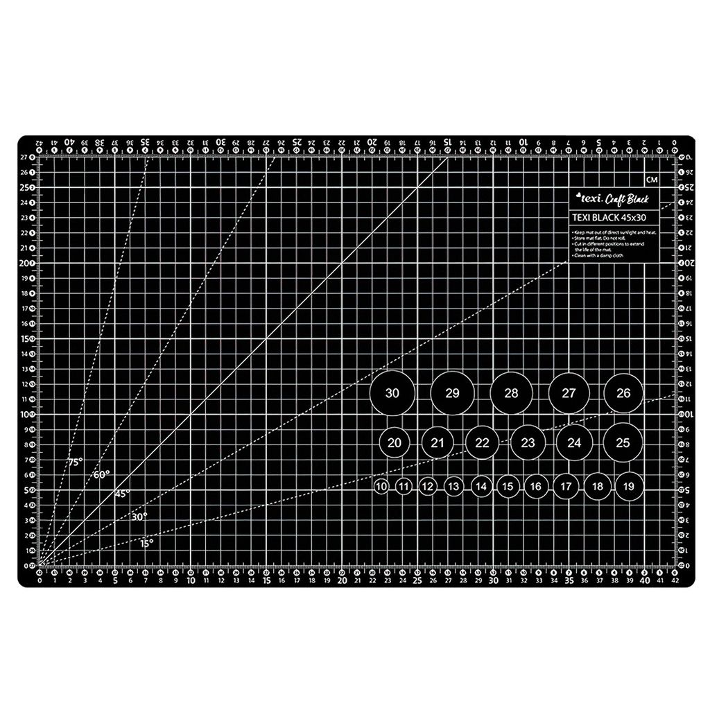 Texi Podložka na rezanie 45 x 30 cm Black Obrázok produktu 