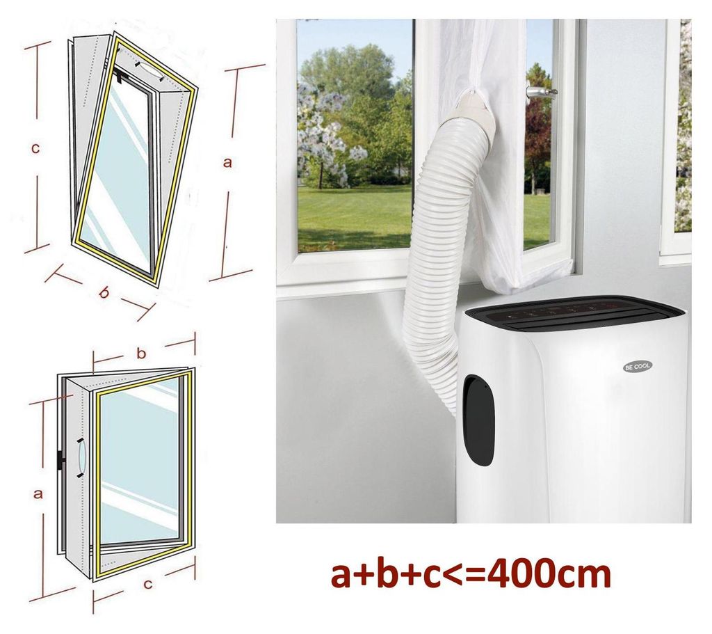 Be Cool BC01AIRSTPFE - Guarnizione per finestre - bianco Immagine del prodotto 