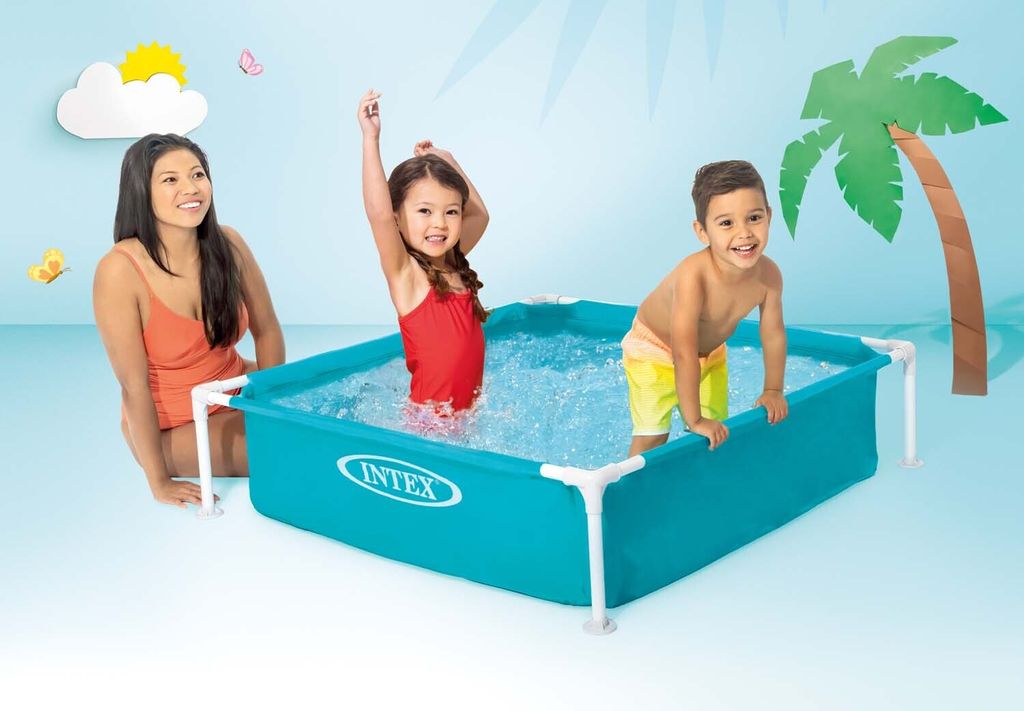 INTEX Schwimmbecken Mini Frame 122 x 122 x 30 cm 57173NP Produktbild 17