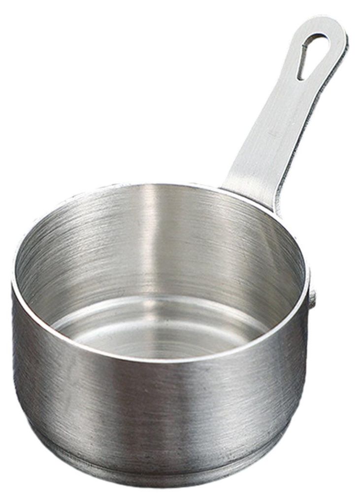 Edelstahl-Saucenbecher mit Griff, wiederverwendbare Metall-Dipbecher, kleiner Servierbecher für Ketchup, Vorspeisen und Sojasauce