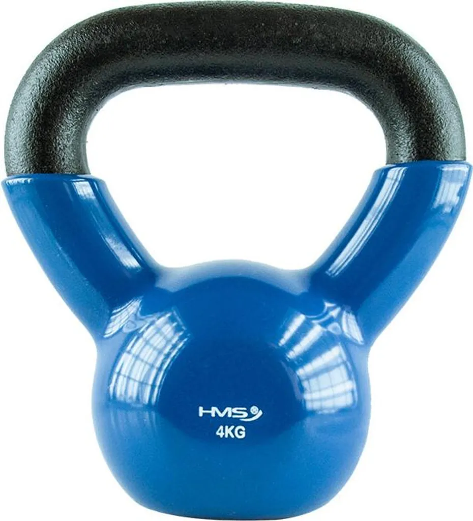 Haltère russe de 4 kg en fonte bleue pour gym et remise en forme