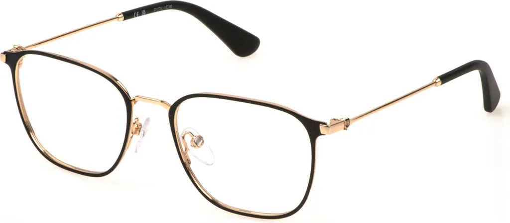 Police VK580 JR Rose Gold 50/18/135 : Lunettes de Vue Élégantes Unies