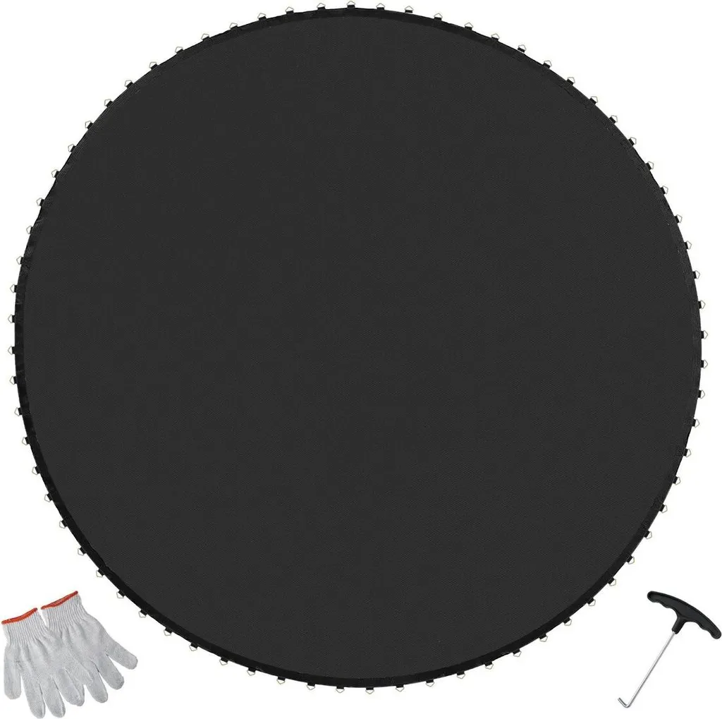 Tapis trampoline 15ft durable, 96 V-rings, pour ressorts 6,5 pouces