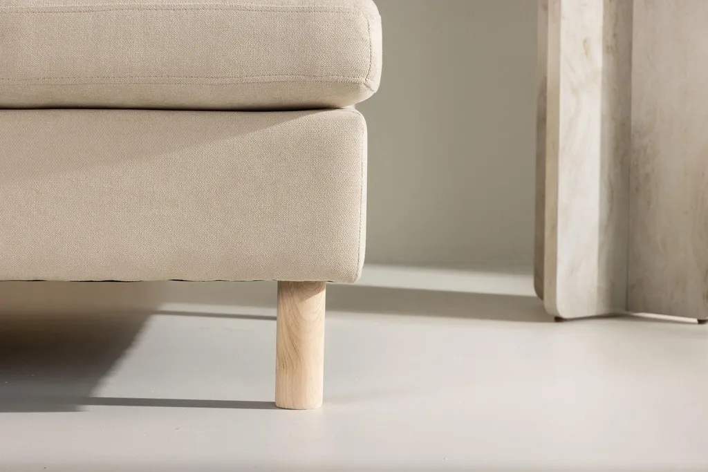 Canapé module centre Zero beige : l'élément pour réparer ou agrandir