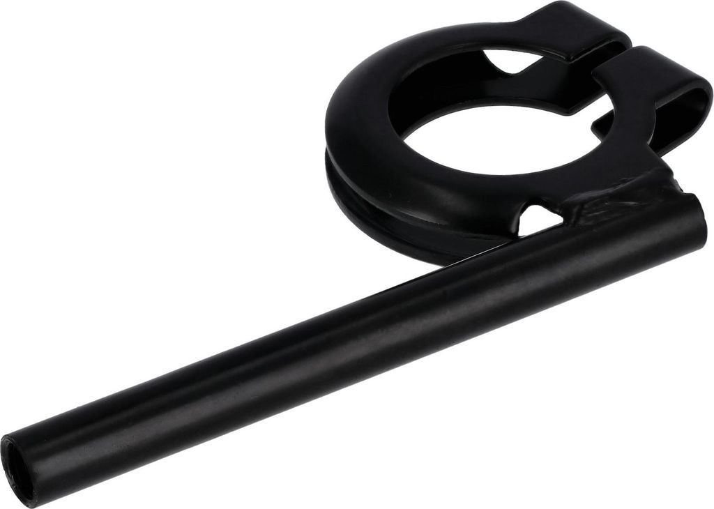 Blinkleuchtenträger vorn, mit Innengewinde M8, Schwarz, Ø10mm - für Simson S50, S51, S70