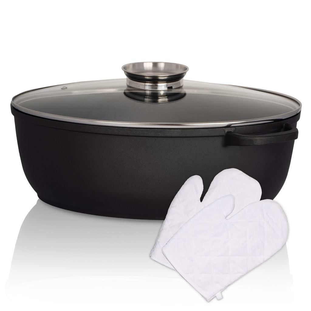 Karl Krüger 23038D Aluguss-Gansbräter Delta - 38 x 26 x 13 Produktbild 1