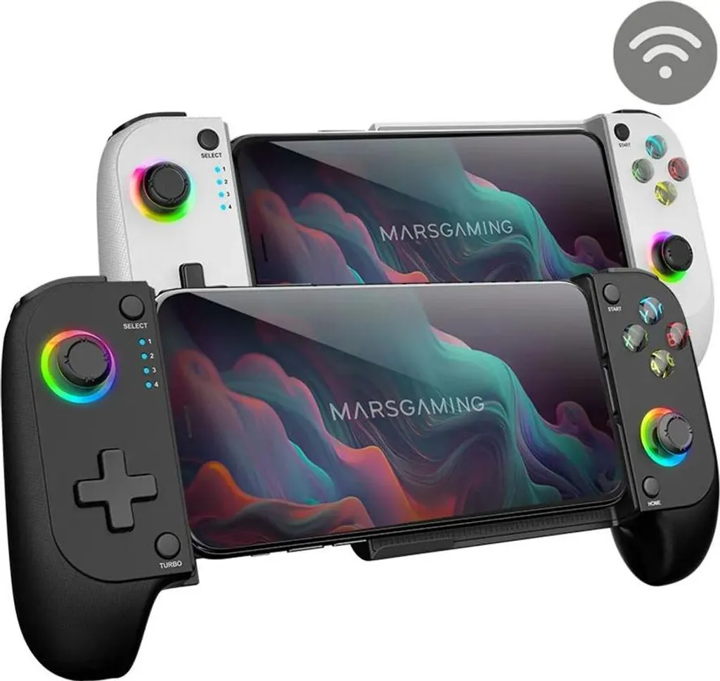 Contrôleur de jeu Mars Gaming MGPX multiplateforme avec Bluetooth 5.0