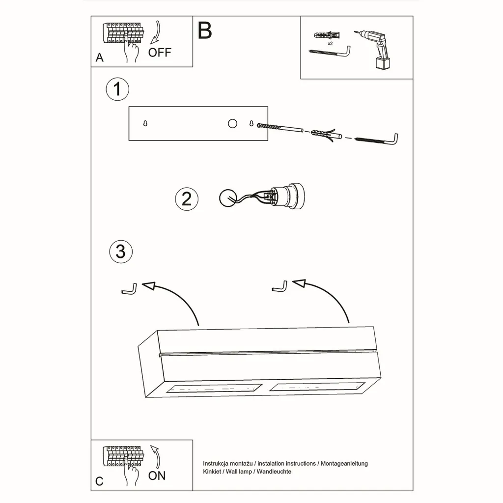 Applique murale blanche E27 dimmable - Lumilo Cordis IP20 intérieur - 6