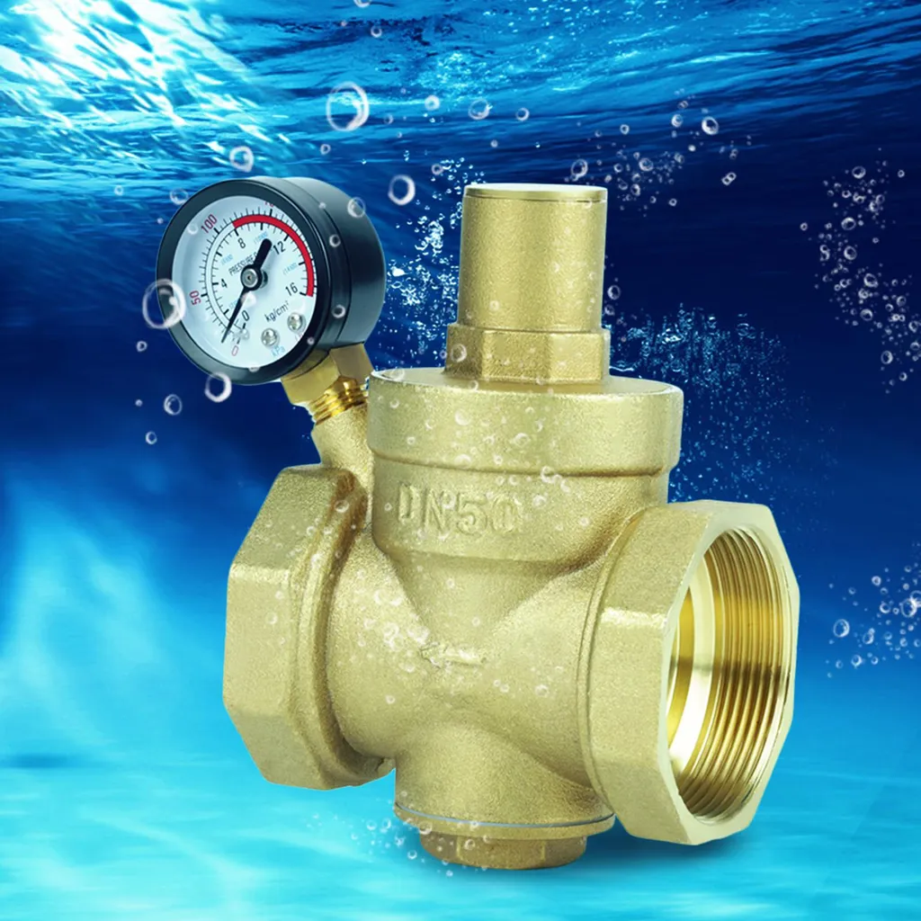 Réducteur de pression eau DN50 BSP en laiton réglable 2 pouces