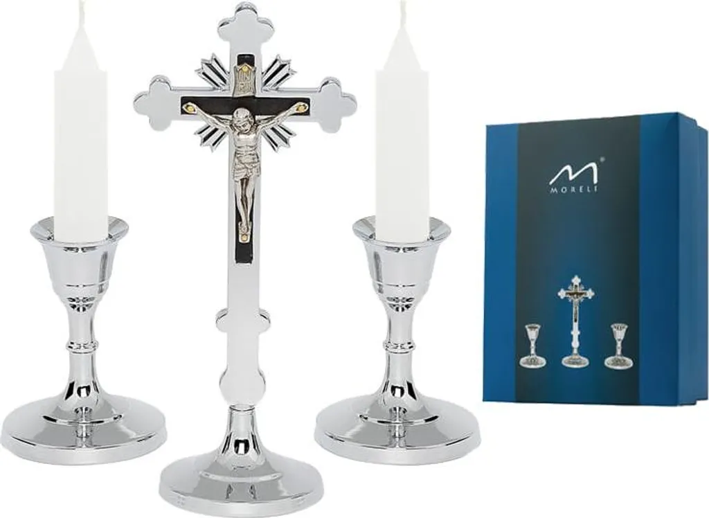 Décoration de Table Noël Argentée 18 cm : Carillon Traditionnel Chic