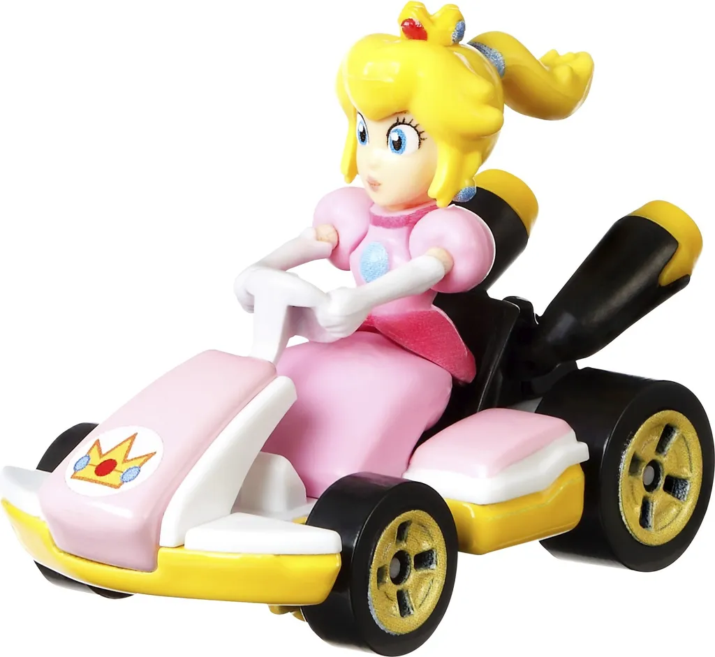 Jouet Mario Kart Peach Hot Wheels 1:64 pour Circuit et Collectionneur