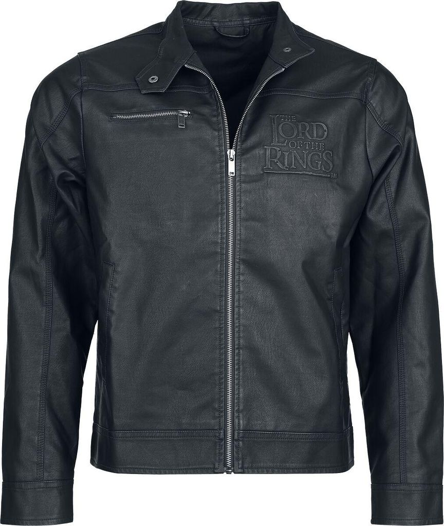 Der Herr der Ringe Kunstlederjacke Herren Der Herr Der Ringe schwarz M